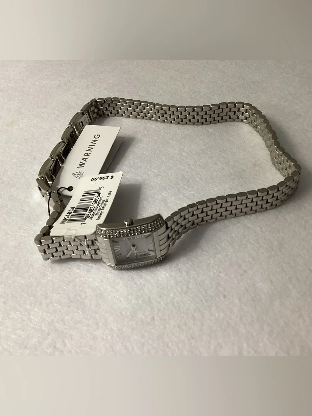 Michael Kors Emery Double Wrap Three-Hand Stainless Steel Watch 22mm